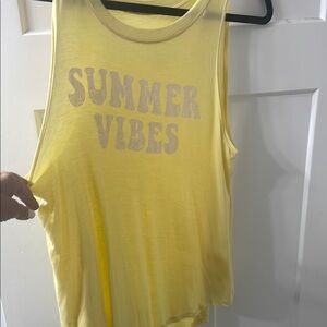 Grayson Threads Yellow Sleeveless Tank Top